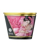 SHUNGA Lumânare pentru masaj Aphrodisia - Rose Petals cu uleiuri 100% naturale cu aromă de trandafir 170 ml