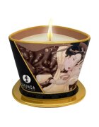 SHUNGA Lumânare pentru masaj Excitation - Intoxicating Chocolate cu uleiuri 100% naturale cu aromă de ciocolată 170 ml