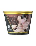 SHUNGA Lumânare pentru masaj Excitation - Intoxicating Chocolate cu uleiuri 100% naturale cu aromă de ciocolată 170 ml