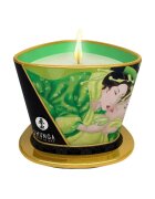 SHUNGA Lumânare pentru masaj Zenitude - Exotic Green Tea cu uleiuri 100% naturale cu aromă de ceai verde 170 ml