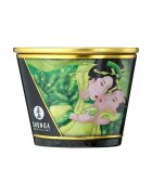 SHUNGA Lumânare pentru masaj Zenitude - Exotic Green Tea cu uleiuri 100% naturale cu aromă de ceai verde 170 ml