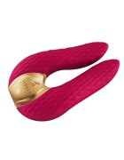 SHUNGA Vibrator - Aiko pentru clitoris 10 functii de vibratie Raspberry 10.8 cm
