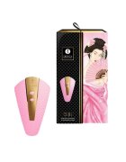 SHUNGA Vibrator - Obi Light pentru stimularea clitorisului 5 niveluri de intensitate si 10 functii de vibratie 11.5 cm roz