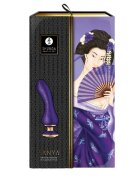 SHUNGA Vibrator - Sanya Purple cu lumini sincronizate silentios si discret 10 functii de vibrare18.5 cm mov