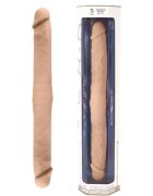 Silexd Dildo dublu SILEX-D Double Dong S Size pentru dublă penetrare reactiv la căldură lungime 38.5 cm culoarea pielii