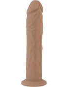 Silexd Dildo SILEX-D 9” Model 2 design realist reactiv la căldură bază cu ventuză pentru fixare lungime 22.9 cm culoarea pielii