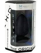 Silexd Plug anal SILEX-D M Plug Model 1 din silicon premium reactiv la căldură lungime 11 cm diametru 6.2 cm negru (mărime M)