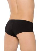 SoftLine Boxeri sexy Shorts 4504 lenjerie erotică pentru bărbați cu design de tuxedo cu papion negru cu alb mărime XL