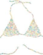 Spencer & Fleetwood Sutien comestibil Candy Bra lenjerie sexy pentru femei cu gust dulce Tutti Frutti mărime universală