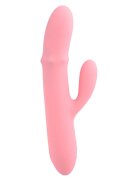 SVAKOM Vibrator rabbit interactiv MORA NEO cu inel din perle cu 3 funcții de masaj control prin aplicație roz