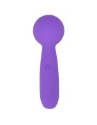 TABOOBOO Vibrator mini wand Under the Sheets 10 funcții de vibrație rezistent la apă lungime 11 cm mov
