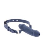 Taboom Calus pentru jocuri erotice - Breathable Penis Gag cu curea reglabila din silicon albastru
