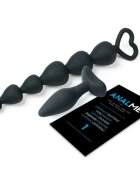 TEASE & PLEASE Set jocuri erotice - ANAL ME cu dop lant anal si lubrifiant 3 piese