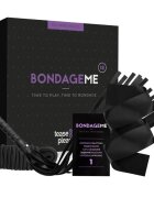 TEASE & PLEASE Set jocuri erotice - BONDAGE ME franghie bici si bandana pentru acoperirea ochilor 3 piese