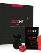 TEASE & PLEASE Set jocuri erotice - SUCK ME ventuza pentru mamelon zar si finger sleeve 3 piese