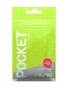 Tenga Masturbator de unică folosință Pocket Click Ball din TPE cu textură sferică pentru stimulare unică alb