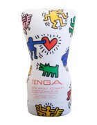 Tenga Masturbator manual Soft Case Cup din material elastic pentru exerciții de întârzierea ejaculării alb