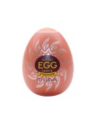 Tenga Ou masturbator Shiny II de unică folosință cu loțiune inclusă interior texturat geometric material elastic TPE