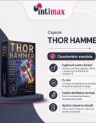 THOR HAMMER Capsule pentru stimularea erecției potență testosteron și fertilitate cu extract de șofran și zinc 6 buc