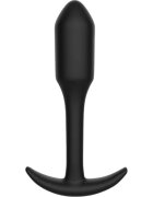 TOY JOY Plug anal Anal Play Smooth Plug - Extra Large cu bază în formă de semilună lungime 13.7 cm diametru 2.9 cm negru
