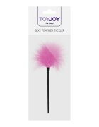 TOY JOY Puf de gadilat - Basics Sexy Feather Tickler roz