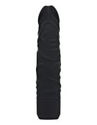 TOY JOY Vibrator Get Real Classic Original Vibrator Black 7 funcții de vibrație rezistent la apă lungime 20.1 cm culoare negru