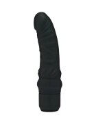 TOY JOY Vibrator Get Real - Mini Classic G-Spot Vibrator din silicon 7 funcții de vibrație rezistent la apă 18.2 cm negru
