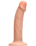 TOY JOY Vibrator realist GET REAL BY Vibrating Dong 7 funcții de vibrație compatibil cu hamuri strap-on rezistent la apă IPX7 19.5 cm culoarea pielii