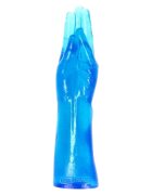 TOYZ4LOVERS Dildo Extreme Mania în formă de mână pentru fisting lungime 28 cm diametru 6.5 cm albastru transparent