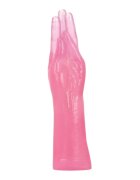 TOYZ4LOVERS Dildo Mania pentru penetrare vaginala sau anala tip fisting lungime 28 cm culoare roz transparent