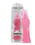 TOYZ4LOVERS Dildo Mania pentru penetrare vaginala sau anala tip fisting lungime 28 cm culoare roz transparent