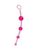 TOYZ4LOVERS Rozariu anal Timeless Jelly din PVC pentru stimulare anală culoarea roz