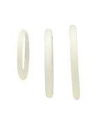 TOYZ4LOVERS Set 3 inele pentru penis Silicone Cock din silicon premium pentru erecții de durată culoare alb (00802830)