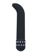 TOYZ4LOVERS Vibrator pentru punctul G G-Diamonds Curve design cu strasuri cu vibrații multiple 15.2 cm negru (00904383)