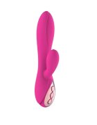 TOYZ4LOVERS Vibrator rabbit Elegance Restless Boy pentru clitoris și punctul G cu vibrații multiple 18.5 cm roz