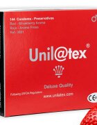 Unilatex Prezervative profesionale Red aroma de capsuni 54 mm 144 buc