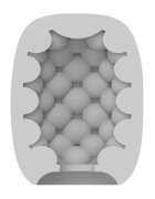 VIBEGGS Masturbator 2 în 1 Blow Misty efect autolubrifiant vibrator bullet inclus utilizat și ca stimulator clitoris gri