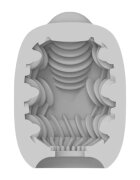 VIBEGGS Masturbator 2 în 1 Ribs Delight efect autolubrifiant vibrator bullet inclus utilizat și ca stimulator clitoris gri
