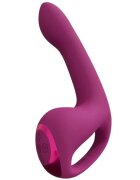 Vive Vibrator Riko pentru stimularea clitorisului și punctului G 1000+ combinații de vibrații cu mâner ergonomic roz