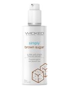 WICKED SENSUAL CARE Lubrifiant cu aromă WICKED Simply Brown Sugar formulă inovatoare pe bază de apă aromă de zahăr brun 70 ml (PTS)