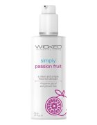 WICKED SENSUAL CARE Lubrifiant cu aromă WICKED Simply Passion Fruit formulă inovatoare pe bază de apă aromă de fructul pasiunii 70 ml