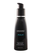 WICKED SENSUAL CARE Lubrifiant pe bază de apă WICKED Aqua formulă inovatoare cu aloe vera vitamina E și extract de frunză de măslin 60 ml