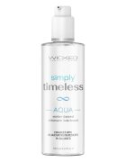 WICKED SENSUAL CARE Lubrifiant pe bază de apă WICKED Simply Timeless Aqua formulă extra-hidratantă cu aloe vera vitamina E și scualan 120 ml