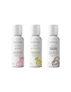 WICKED SENSUAL CARE Set 3 lubrifianți WICKED Simply Tropical Trio formulă inovatoare pe bază de apă cu arome de guava ananas și cocos 3 x 30 ml