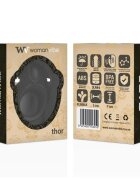 Womanvibe Inel vibrator - Thor atasabil penisului pentru stimularea clitorisului silicon negru