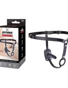 X JOYRIDE Ham Dual Delight Strap-On cu inel pentru penis și plug anal detașabil bretele ajustabile negru