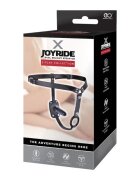 X JOYRIDE Ham Dual Delight Strap-On cu inel pentru penis și plug anal detașabil bretele ajustabile negru