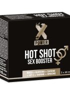 XPOWER Afrodisiac natural Hot Shot Sex Booster formulă premium pentru stimularea libidoului și intensificarea experiențelor intime - 1 cutie cu 3 bucăți