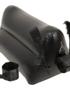 YOU2TOYS Pernă de sex gonflabilă Love Cushion for Couples pentru jocuri erotice BDSM cu cătușe paletă și puf de gâdilat