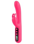 YOU2TOYS Vibrator dublu Pink Sunset Rabbit Vibrator cu display digital 10 funcții de vibrație 4 viteze culoare roz